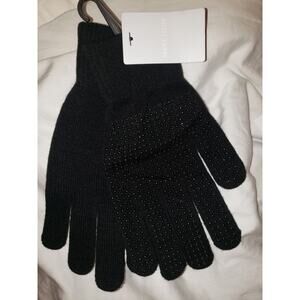 WEST LOOP GRIPPER LADIES GLOVES ONE SIZE WARM & Soft Color BLACK Nwt's NEW